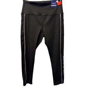 Aeropostale Sport Performance Legging Sz XL Black 4-Way Stretch legging. NWT